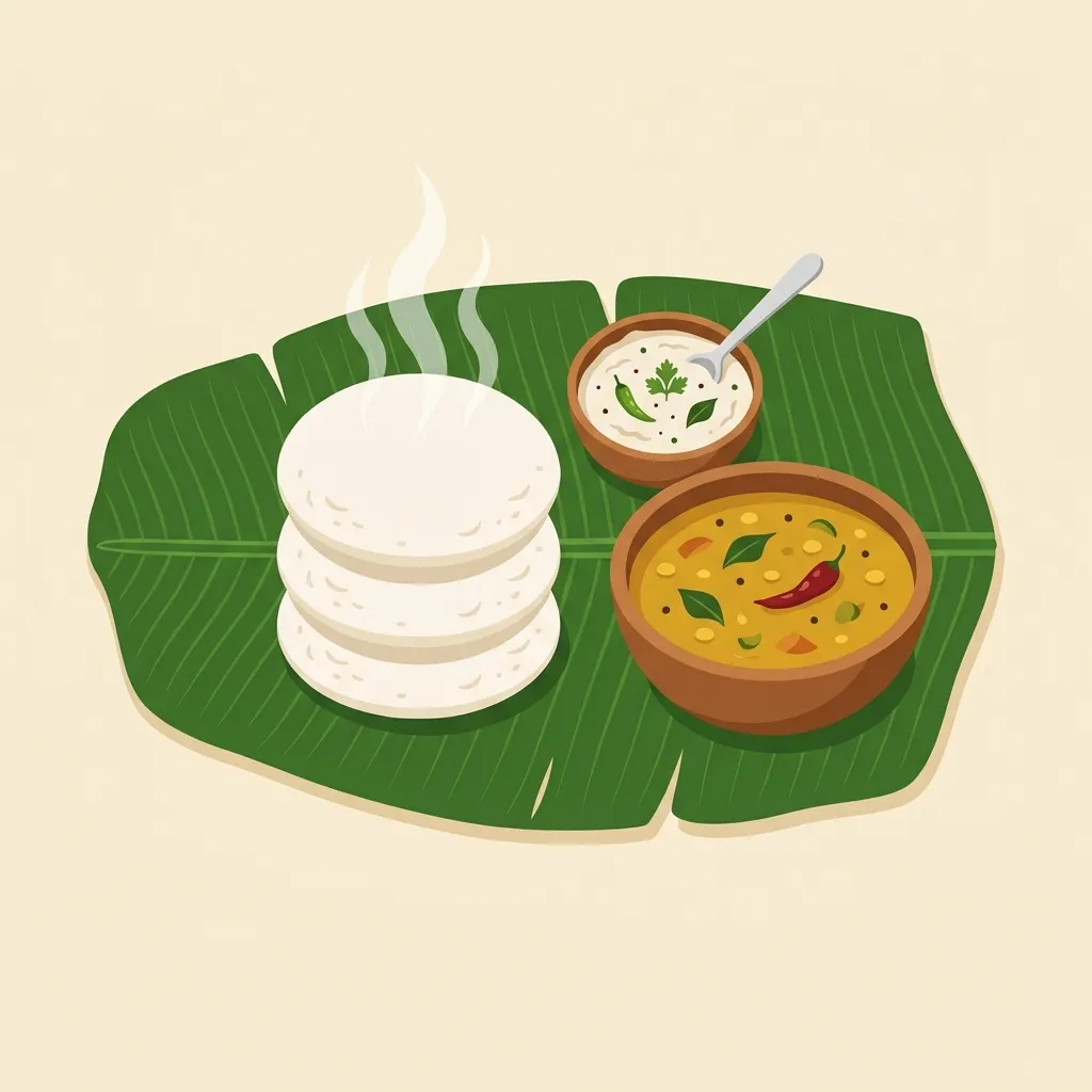 Soft Steamed Idli